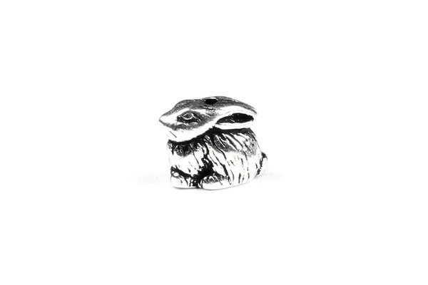 Silver Bunny / Rabbit Bead