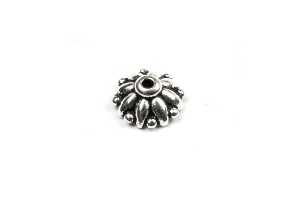 Silver Tierracast Dharma Bead Cap
