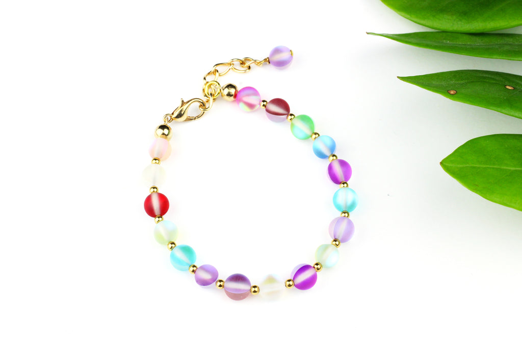 Colourful Glow Bead Bracelet