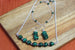 Malachite & Silver Jewellery Gift Set – Necklace, Bracelet & Earrings