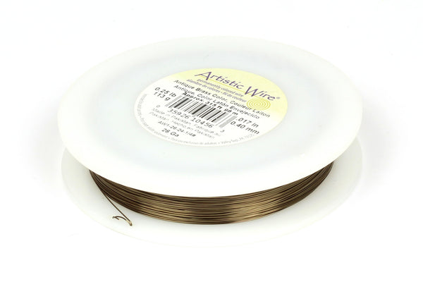 Kerrie Berrie Jewellery Making Wire Jewellery Supplies Bulk Antique Brass Wire 26 GA