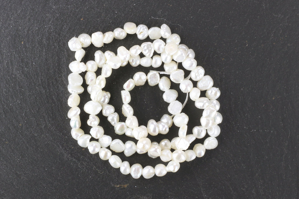 Kerrie Berrie Semi Precious Natural Pearl Beads Strand for Jewellery Making
