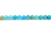 Kerrie Berrie UK Semi Precious Agate Bead Strands for Jewellery Making in Bright Light Blue