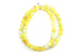 Kerrie Berrie UK Semi Precious Agate Bead Strands for Jewellery Making in Matte Yellow