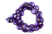 Kerrie Berrie UK Genuine Agate Bead Strand for Jewellery Making in Purple