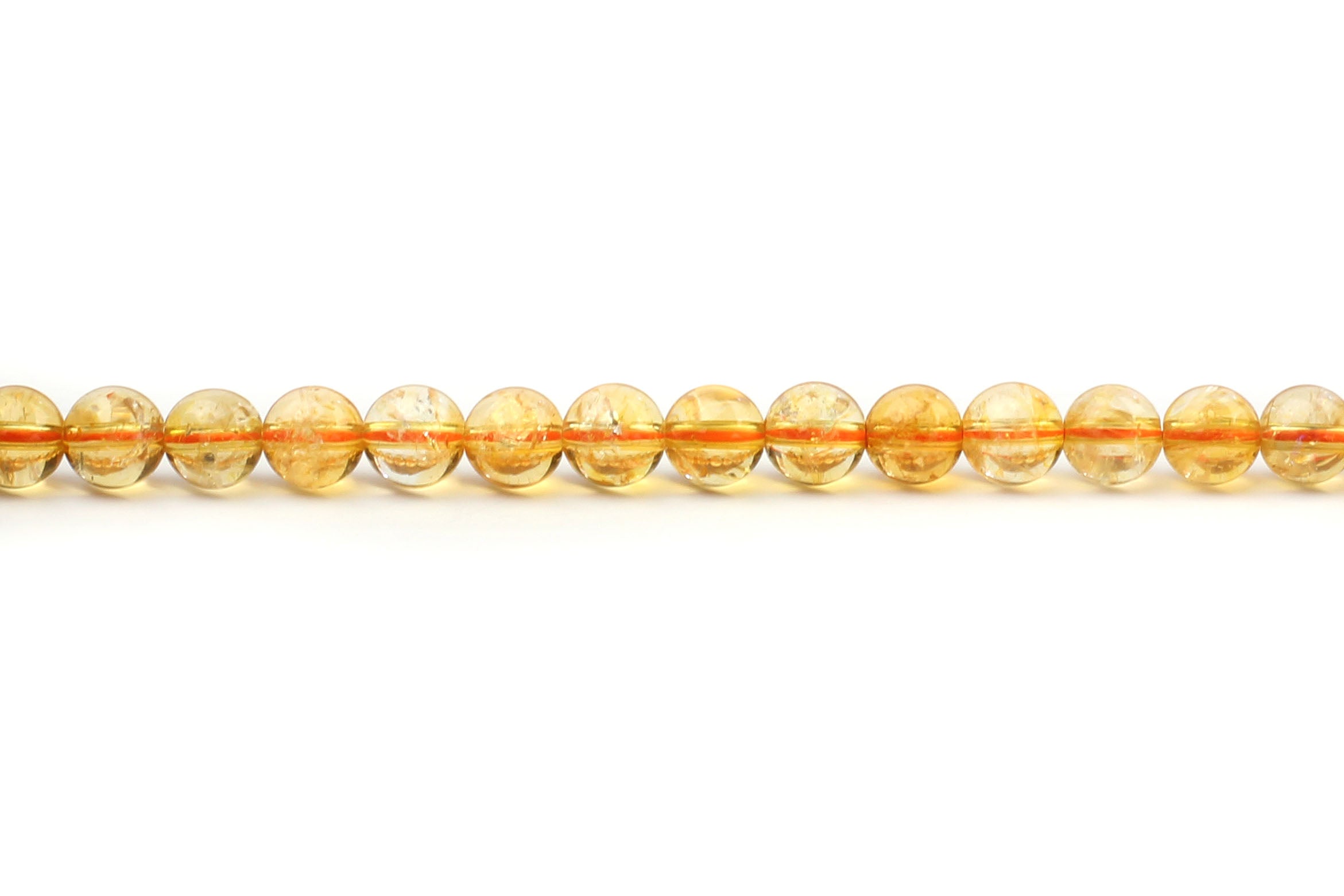 Citrine 8mm round discount beads