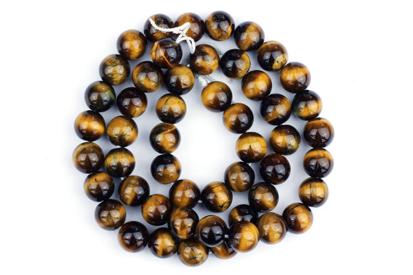 Kerrie Berrie Semi Precious Tigers Eye Bead Strand for Jewellery Making