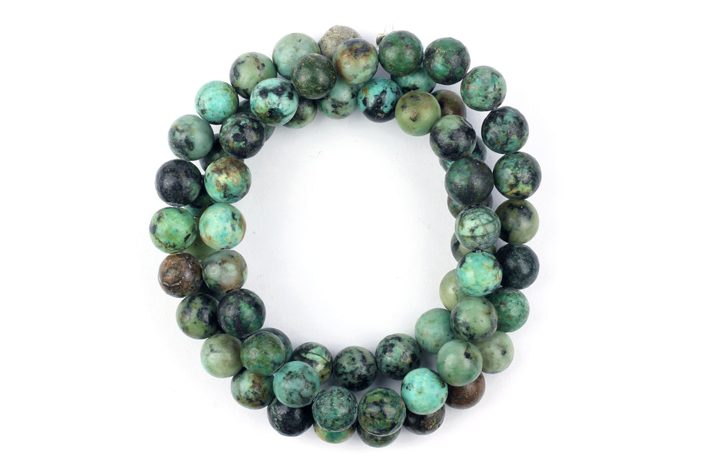 Kerrie Berrie Semi Precious African Turquoise Jasper Bead Strand for Jewellery Making