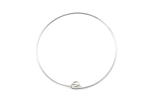 Sterling Silver Bangle Bracelet – 16.5mm (1pc)