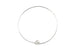 Sterling Silver Bangle Bracelet – 16.5mm (1pc)