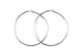 Sterling Silver Beading Hoops for Jewellery Making
