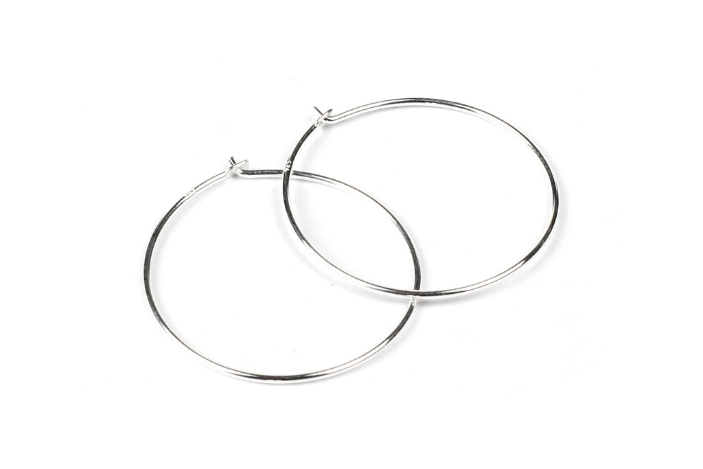 Sterling Silver Beading Hoops for Beading and Jewellery Making