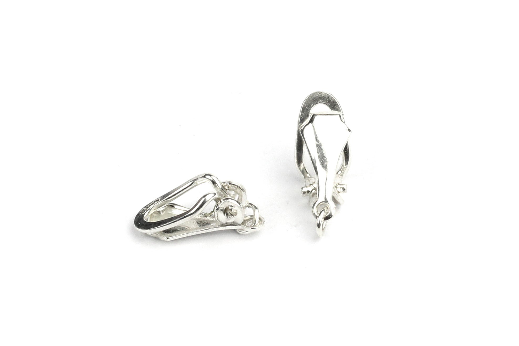 Real silver clip on earrings online
