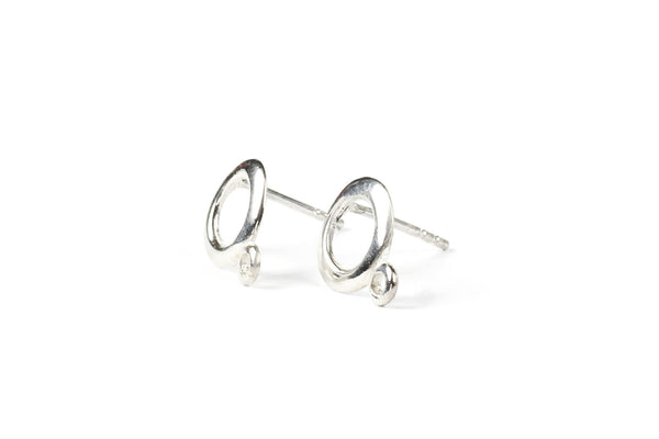 Sterling Silver Earring Posts for Jewellery Making