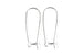 Sterling Silver Kidney Ear Wires for Jewellery Making