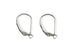 Sterling Silver Safety Catch Ear Wires for Jewellery Making