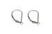 Sterling Silver Safety Catch Ear Wires for Jewellery Making