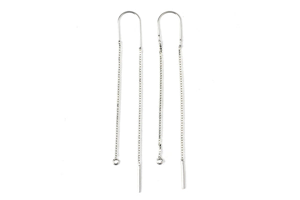 Sterling Silver Threader Ear Wires for Jewellery Making