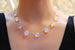 Gold Floating Opalite Necklace