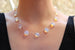 Gold Floating Opalite Necklace