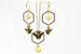 Gold-Plated Bee & Citrine Necklace and Earrings Gift Set
