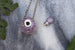 Kerrie Berrie Amethyst Perfume Bottle Necklace with Silver Chain