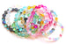 Kerrie Berrie Austrian Glow Glass Bead Bracelet Choice of Colours