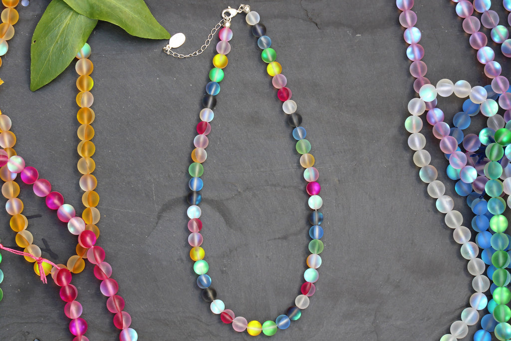 Kerrie Berrie Austrian Glass Glow Beads Necklace