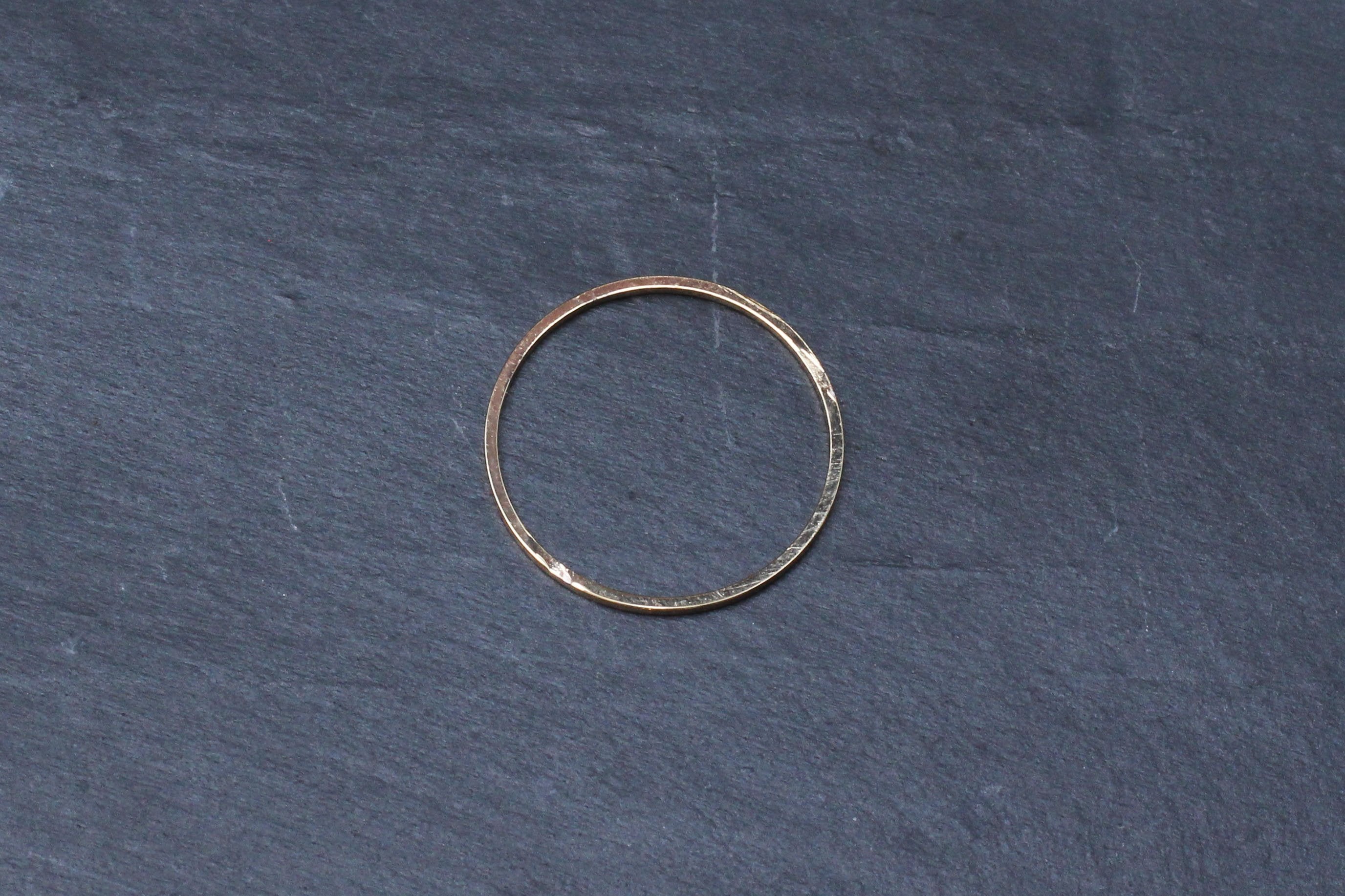 Small 20mm Gold plated Circle Geometric Shape Link