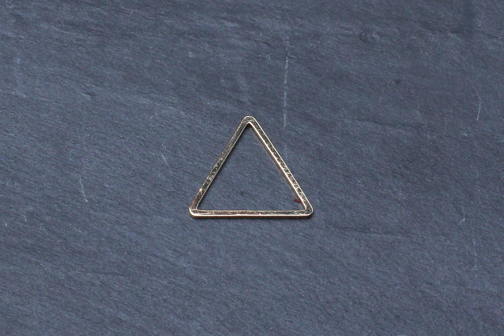 Kerrie Berrie Gold Triangle Geometric Link for Jewellery Making