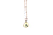 Kerrie Berrie Personalised Letter Charm Gold Chain Necklace