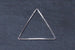 Kerrie Berrie Silver Rhodium Brass Geometric Triangle Shape for Jewellery Making