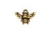 KerrieBerrie Small Gold Bumble Bee Pewter Gold-plated Charm