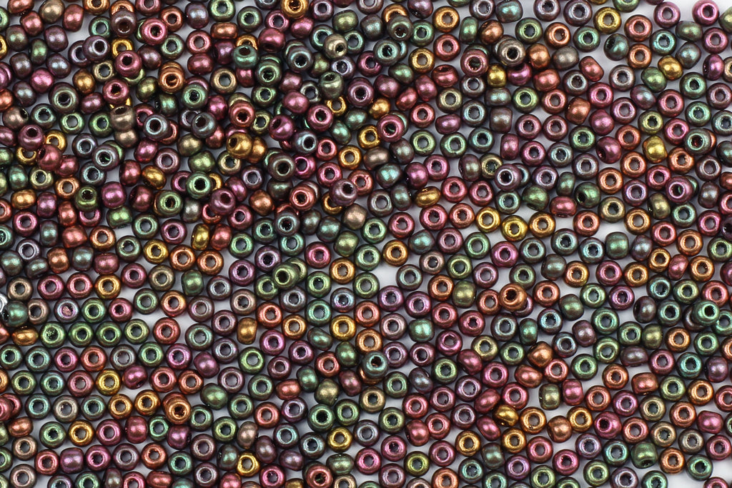 Kerrie Berrie UK Seed Beads for Jewellery Making Size 11 Seed Beads in Mixed Metallics