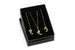Gold-filled Crescent Moon & Swarovski Crystal Necklace & Threaders Gift Set