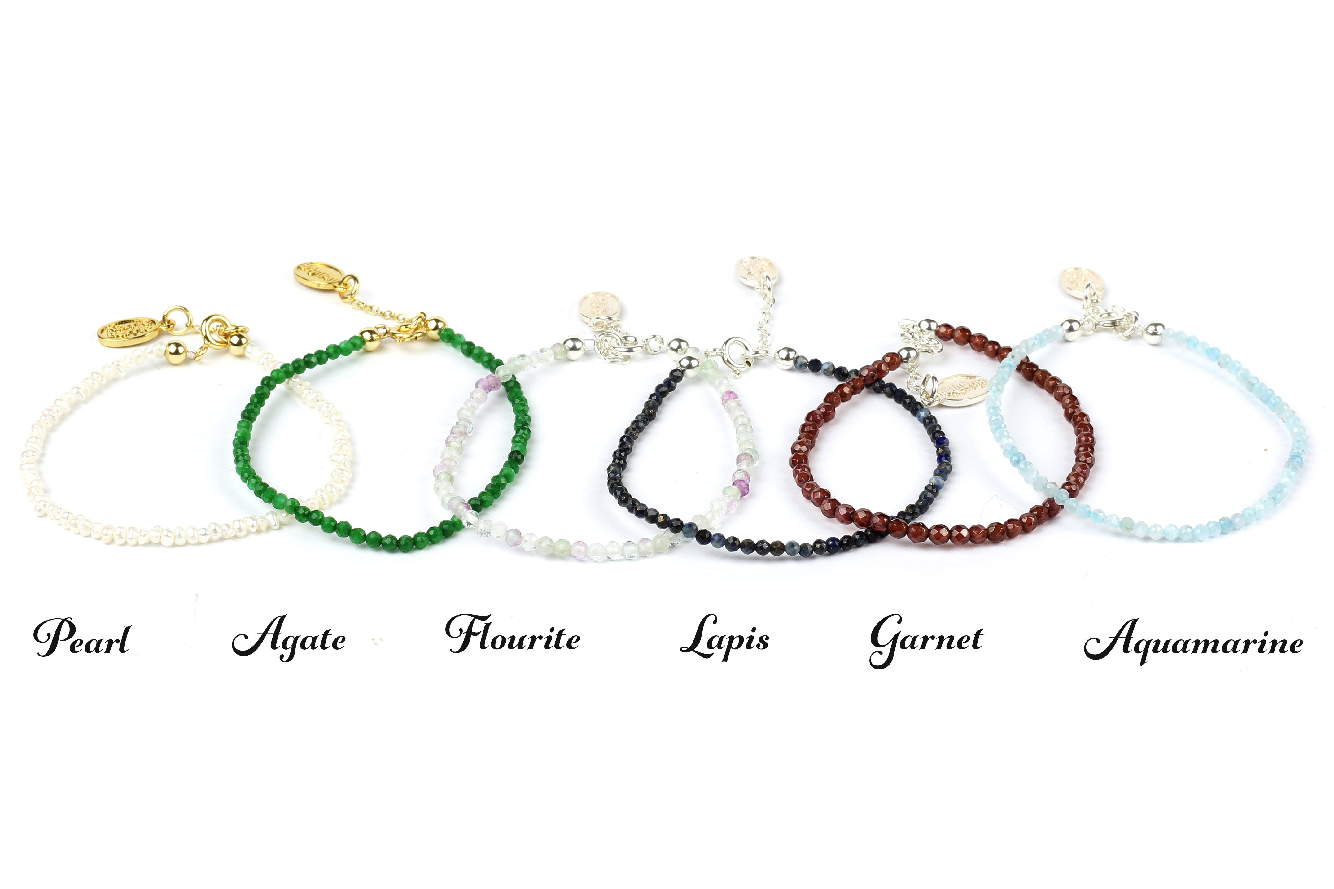 4 Bracelets Set, Lead Compliant,Semi Precious Stones, Sassy Natural Set |  eBay