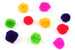 Kerrie Berrie Jewellery Making and Craft Supplies Multi Colour Mixed Bag of Pom Poms