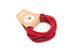 Cotton 'Rope' Cord in Red - 3mm (3 metres)