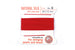 Red – Griffin 100% Natural Silk (2m, 1 needle)
