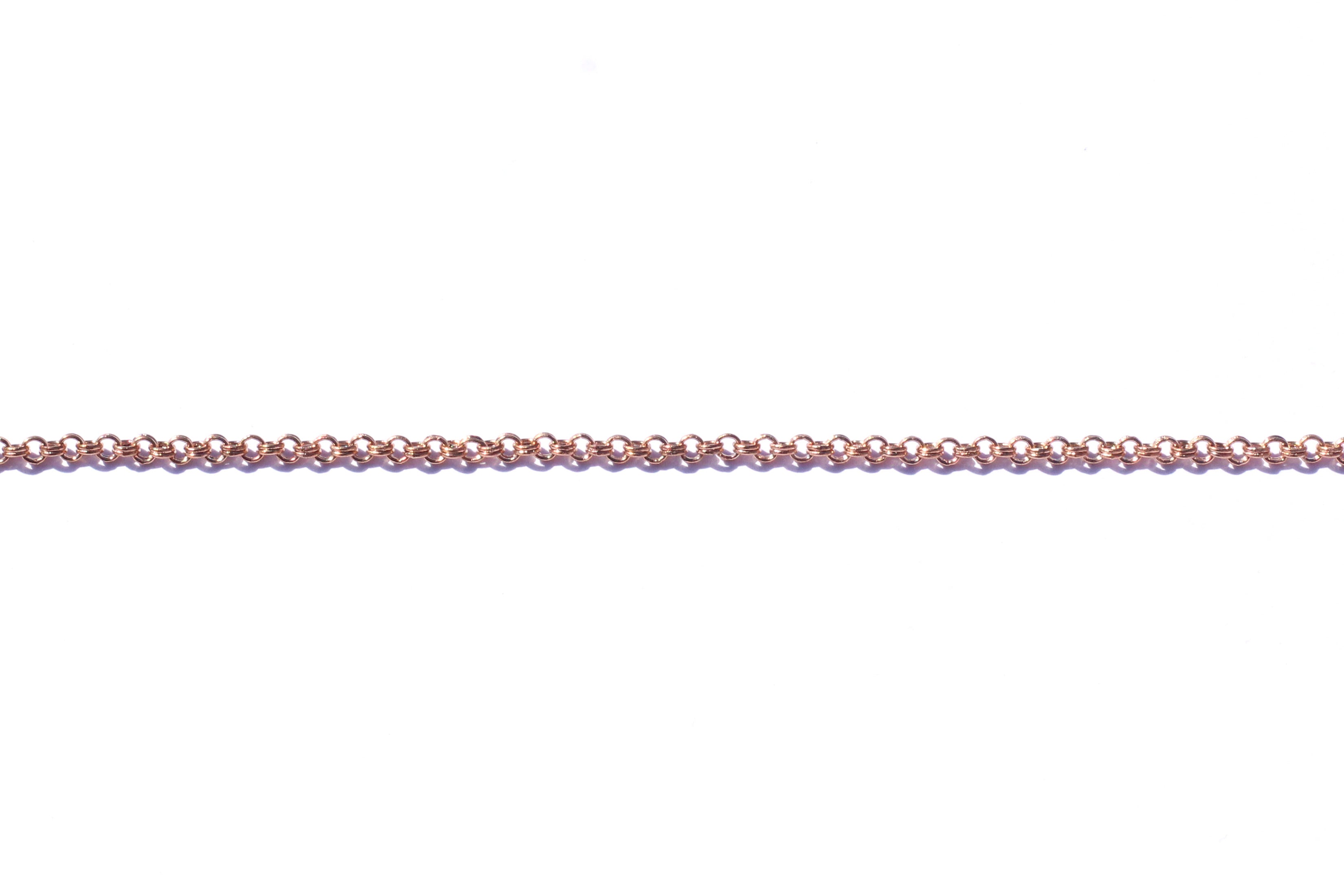 Double Round Link Chain - Rose Gold (Tarnish Resistant)