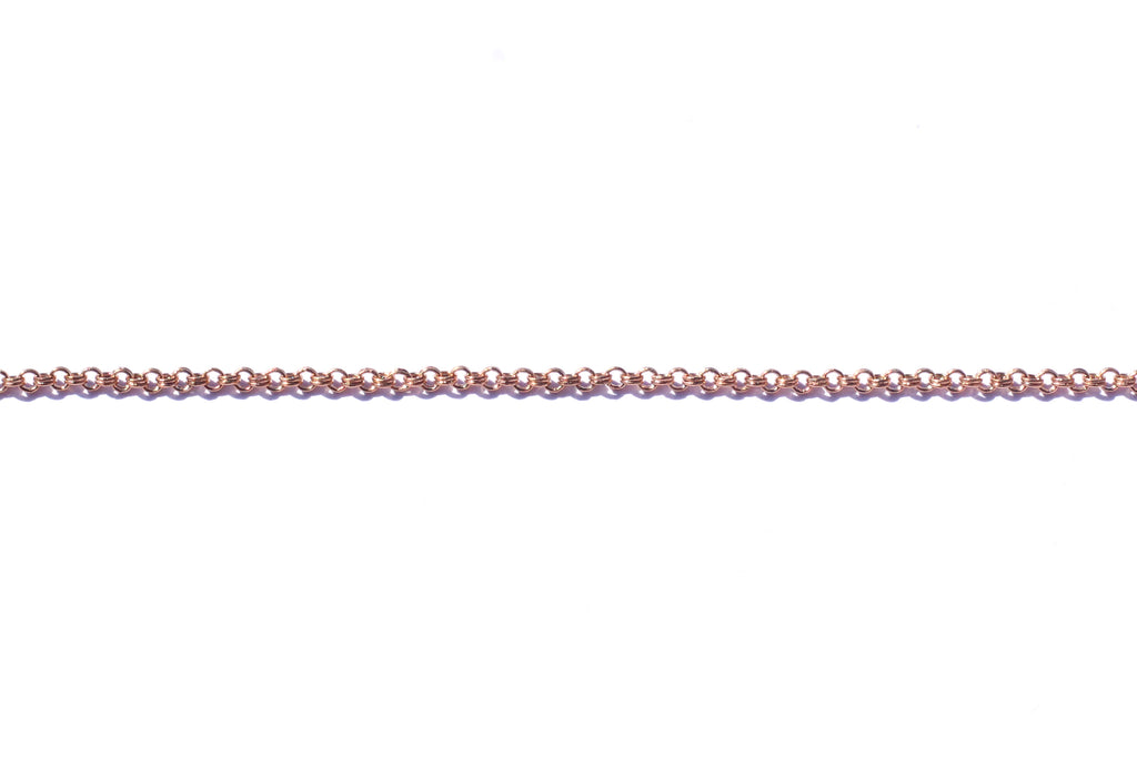 Double Round Link Chain - Rose Gold (Tarnish Resistant)