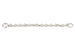 Sterling Silver Extension Chain – 2-inches w/ 5mm Jump Rings (1pc)