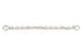 Sterling Silver Extension Chain – 2-inches w/ 5mm Jump Rings (1pc)