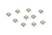 Sterling Silver Spacer Beads – 4mm x 2mm (10pcs)