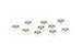 Sterling Silver Spacer Beads – 4mm x 2mm (10pcs)