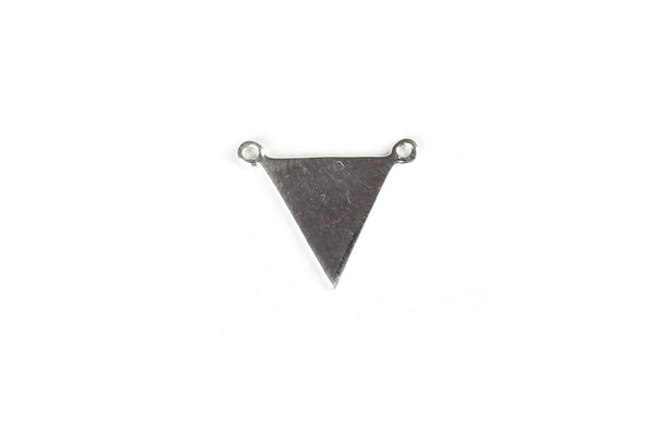Sterling Silver Triangle Pendant / Bail – 15mm x 11mm (1pc)
