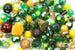 Kerrie Berrie UK Jewellery Making Supplies Value Bead Mix in Greens