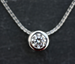Sterling Silver Cubic Zirconia Necklace (Alternative for April Birthstone)