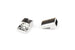 Kerrie Berrie Flat Silver Magnetic Clasp for Jewellery Making