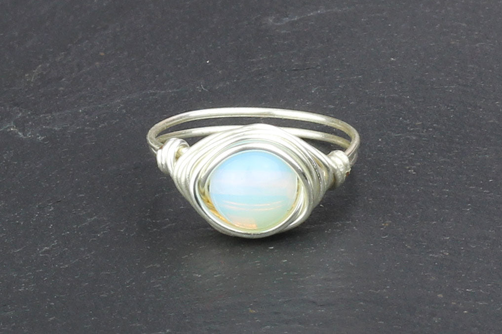 Sterling silver hotsell wire wrapped rings